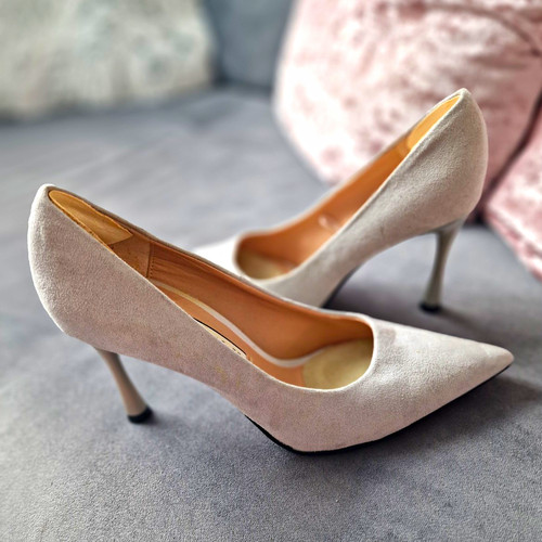 Zara damen pumps grau - zara,