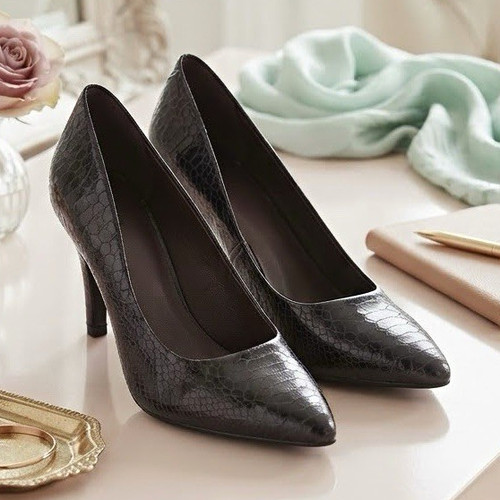 Damen pumps schwarz spitz - pumps,