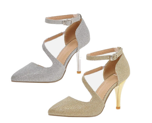 Damen high heels glitzer - damen,