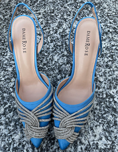 Dame rose damen slingback - rose,