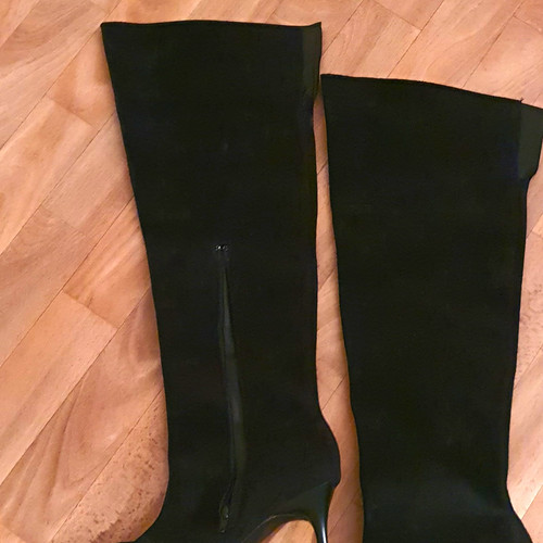 Damen overknee stiefel - damen, schwarz