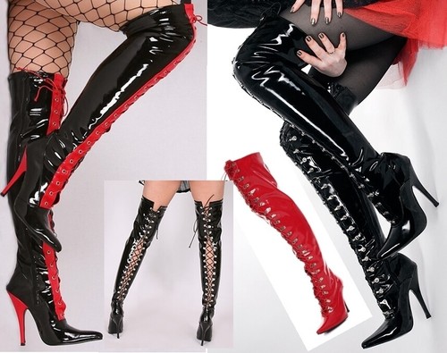 Lack overknee high - high, heels