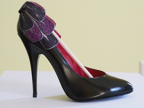 High heels schwarz leder - high, heels,