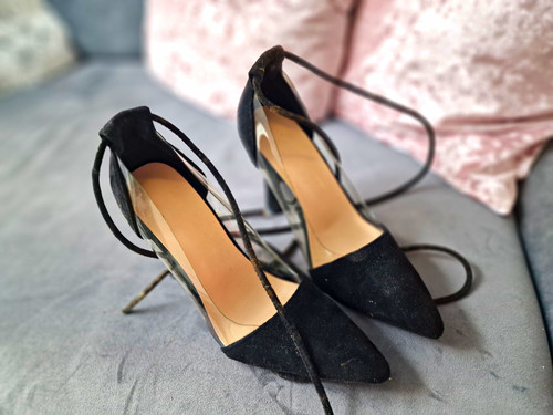 Damen leder pumps schwarz - damen,