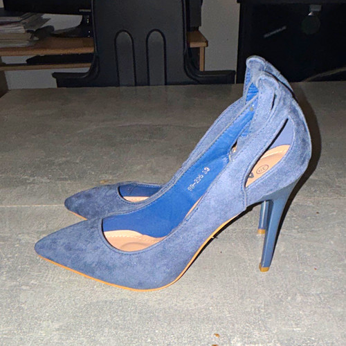 Odn damen pumps - blau, wildleder